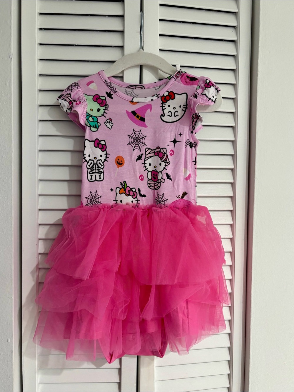 New Charlie’s Project Hello Kitty Halloween Pink Tulle Dress 2T